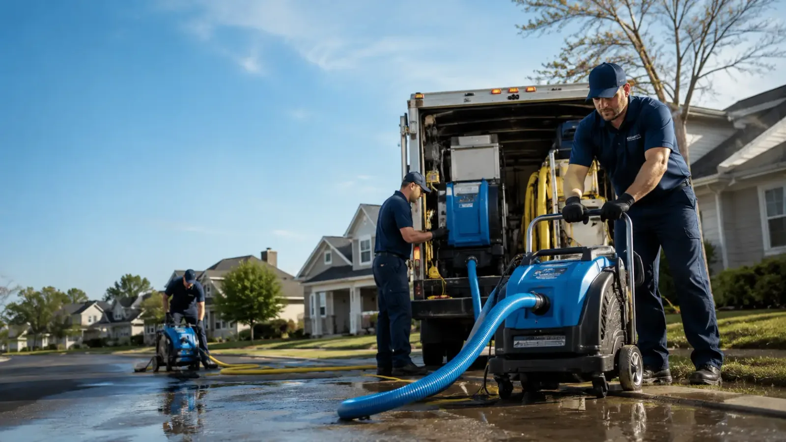 Flood Damage Cleanup in White Lake, SD